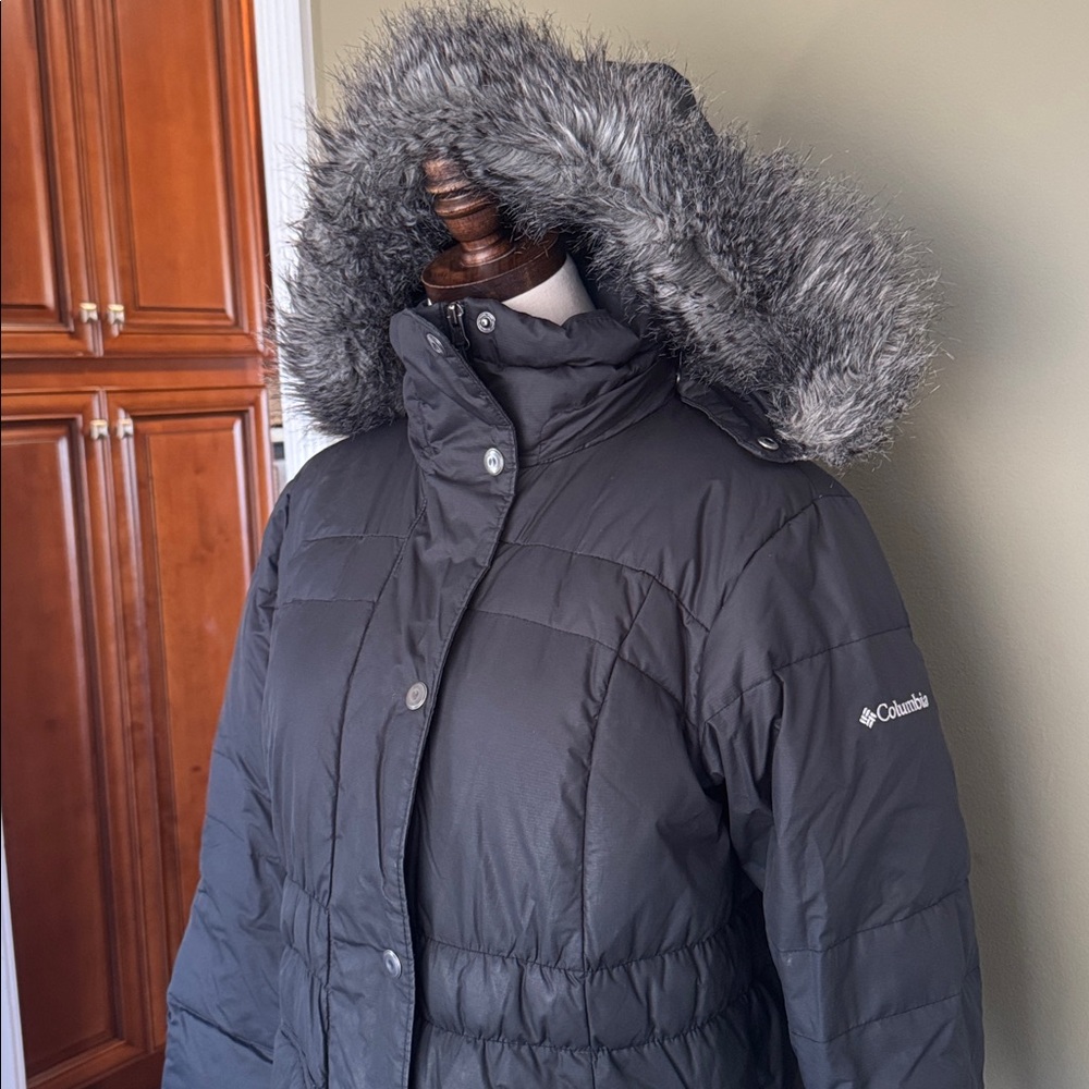 Columbia Hooded Long Puffer Coat